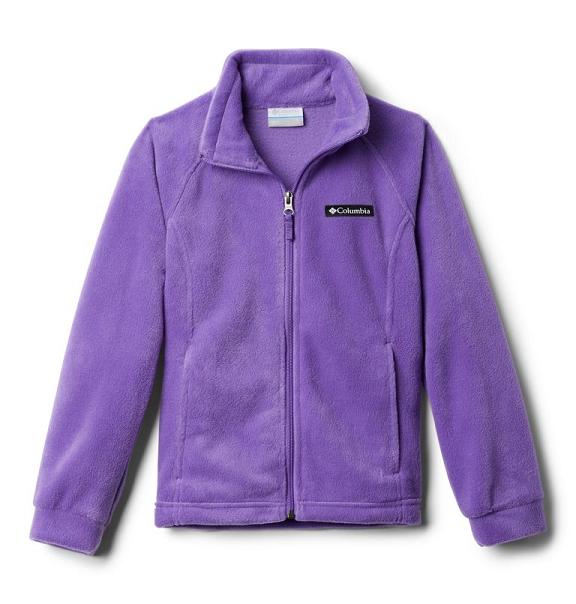 Columbia Benton Springs Fleece Jacket Navy For Girls NZ62019 New Zealand